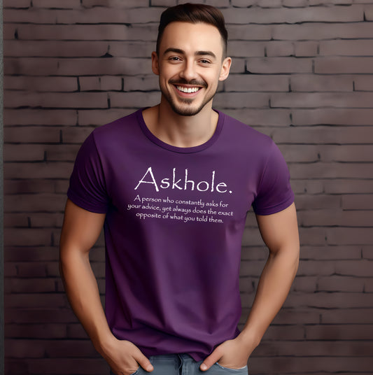 Askhole (Mens T-Shirt)
